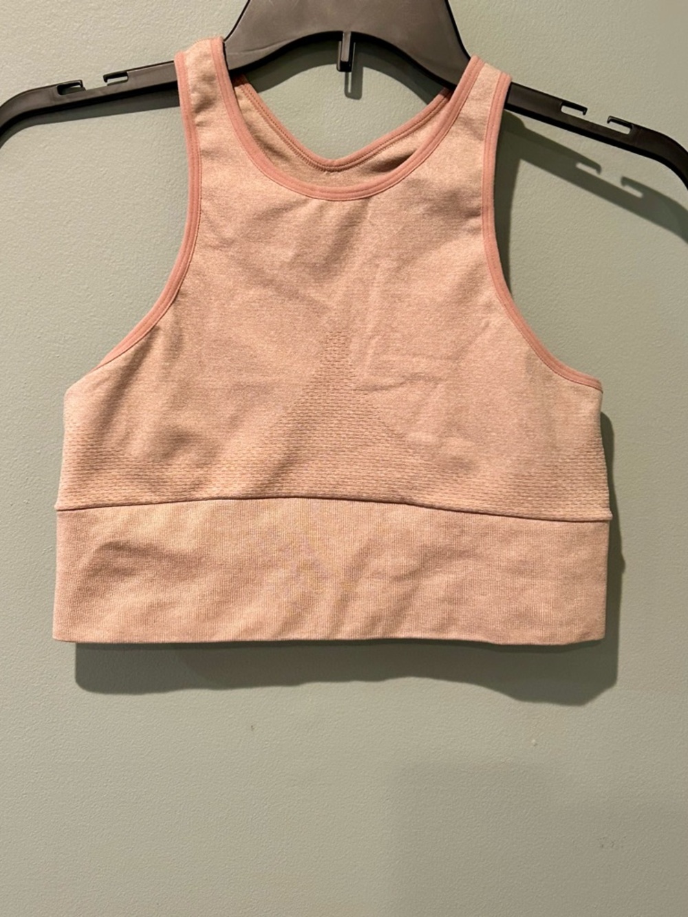 FP Movement by Free People Pink Cropped High-Neck Sports Bra Size Medium
